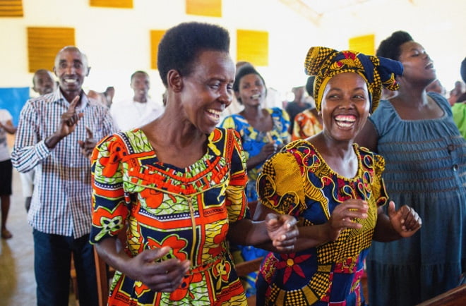 Women dancing